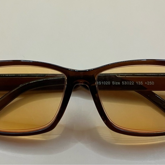 ABBOT OPTICAL -AMBER LENS-BLUE LIGHT BLOCKING GAMING & COMPUTER GLASSES W-MAG - Picture 10 of 11